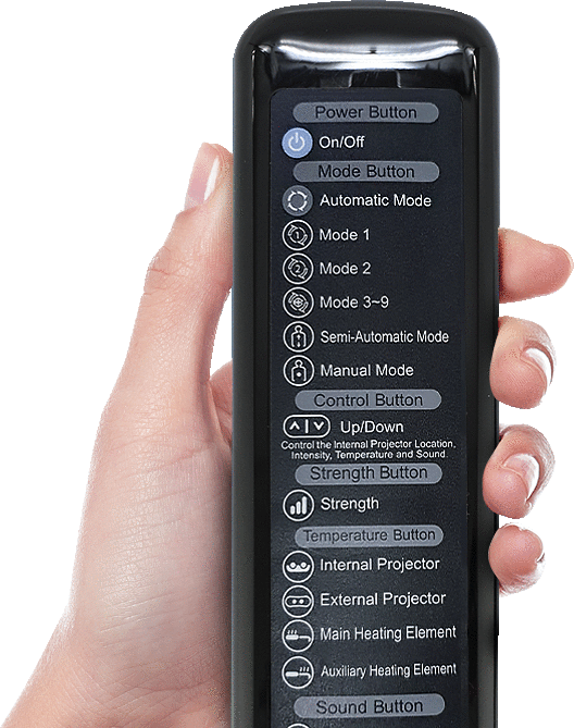 Ceragem Intensity Control & Massage Programs